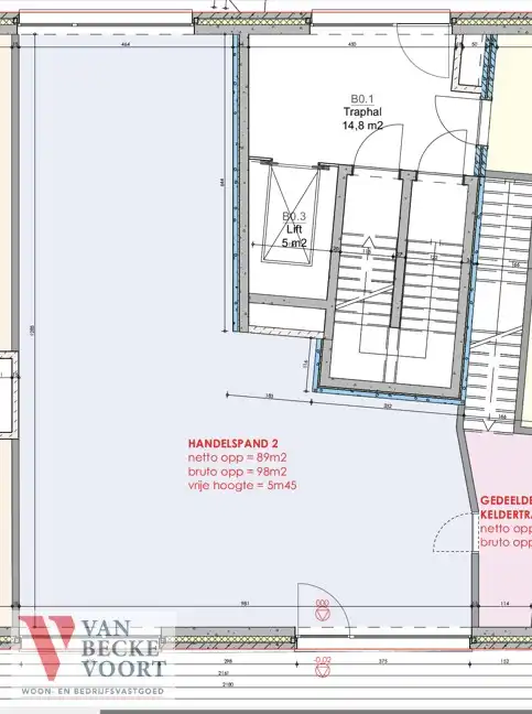 Handelsgelijkvloers 98m² foto 7