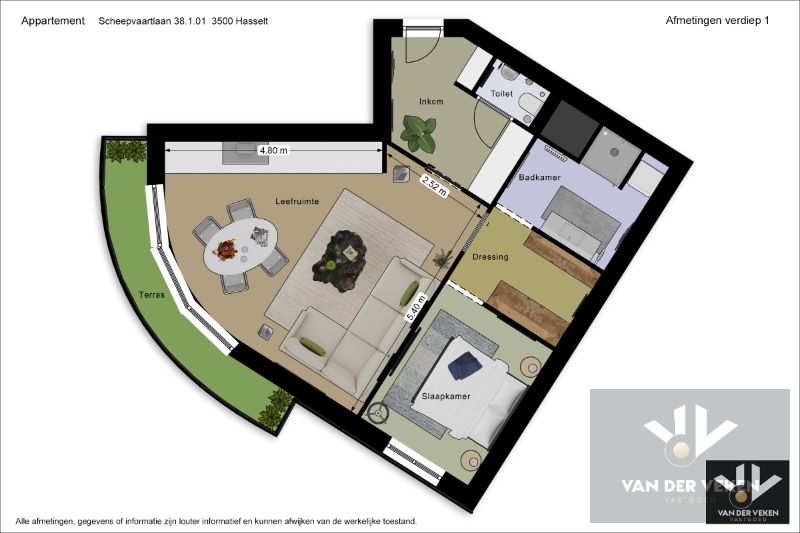 Luxueus afgewerkt 1-SLPKapp in residentie Zuidzicht II foto 24