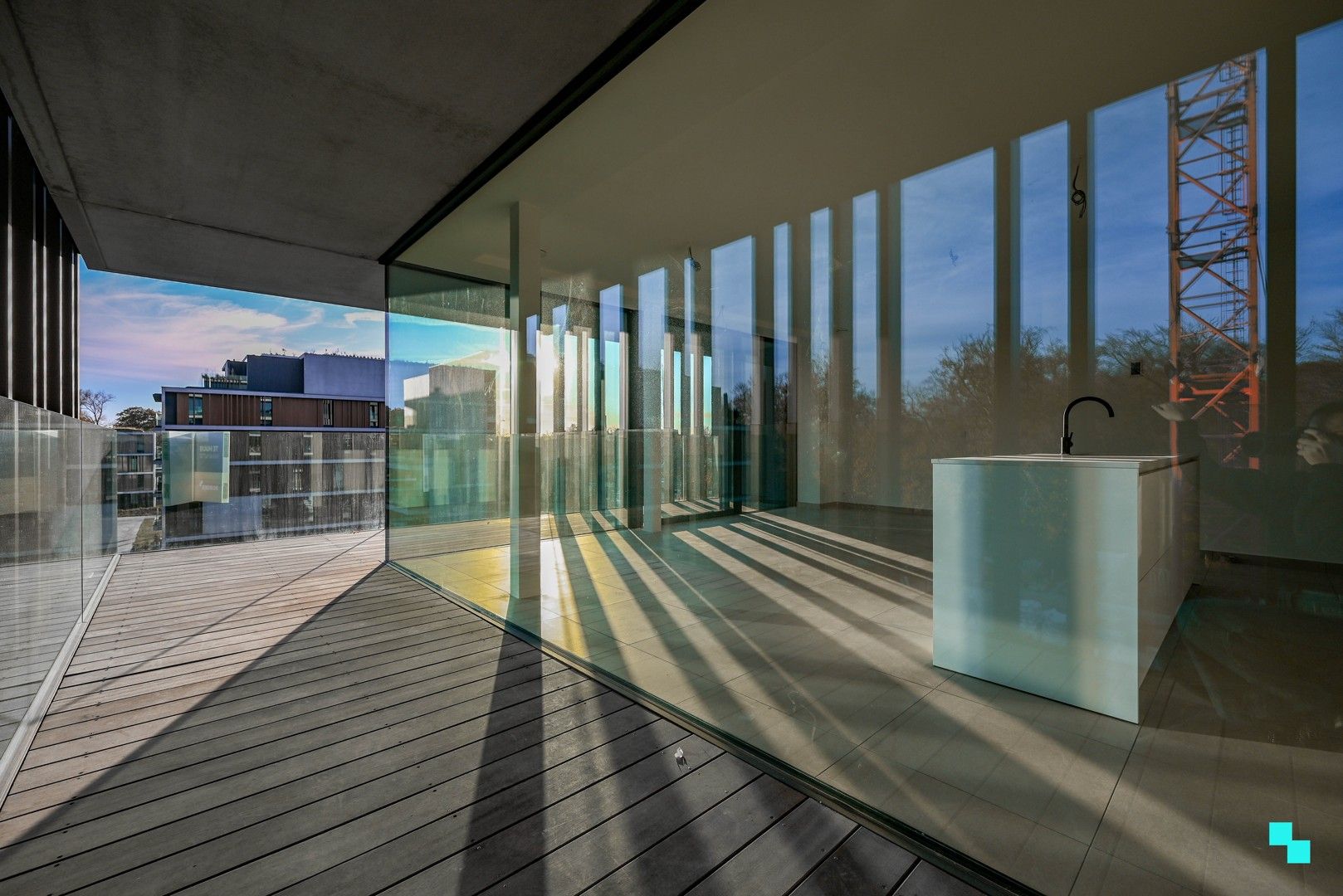 Hoekappartement in blok VI van residentie Blauwpoorte foto 12