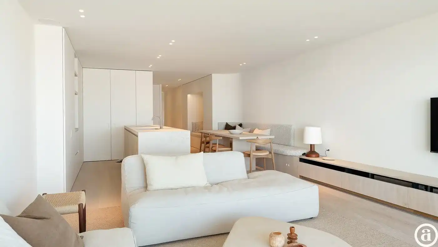 Magnifiek appartement met frontaal zeezicht in Zoute. foto 10