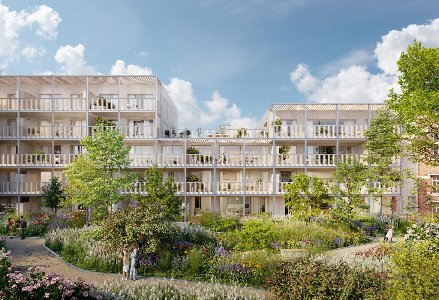 1-slaapkamerappartement met groot terras – De Lesselier foto 5