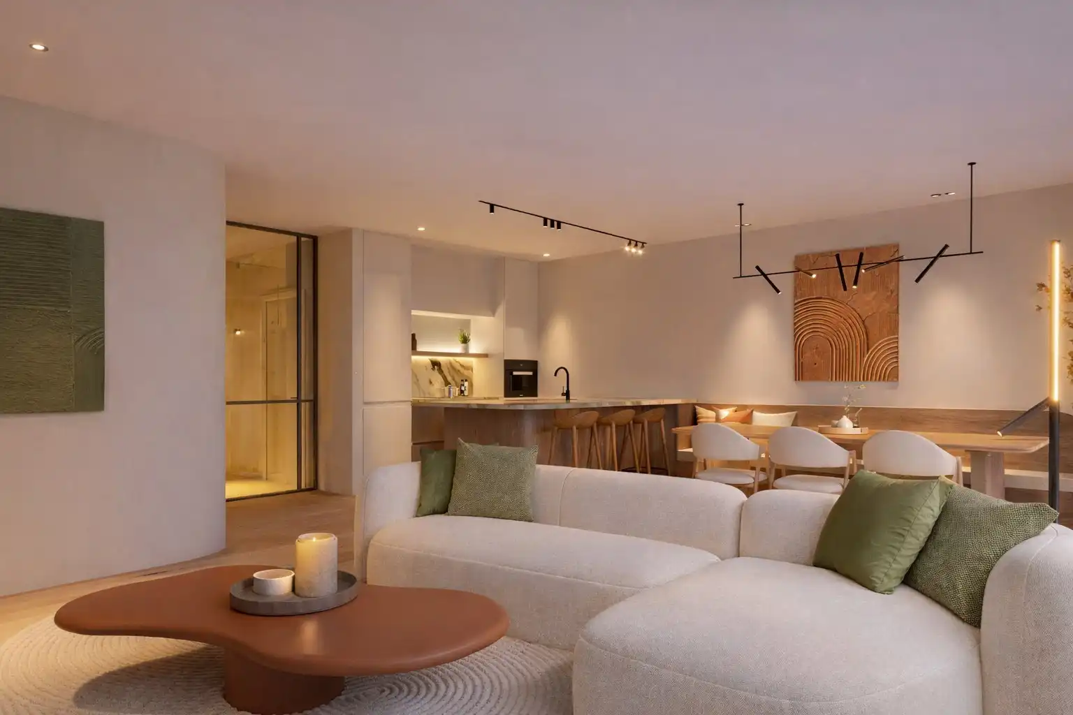 Gelijkvloers wonen met zonnige privétuin in Residentie "Finion" foto {{pictureIndex}}
