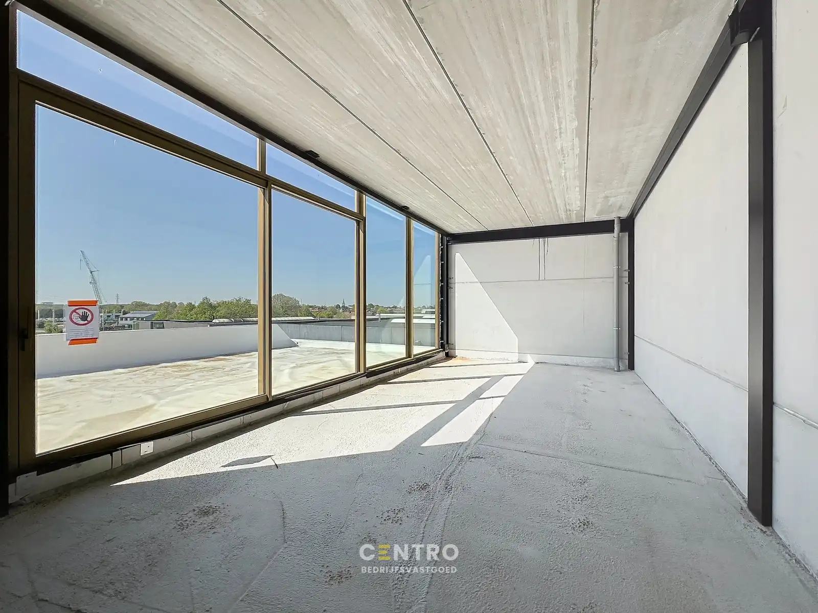 Nieuwbouw casco KMO-unit met kantoorruimte bovenop de loods en mogelijkheid tot prachtig dakterras ! foto 21