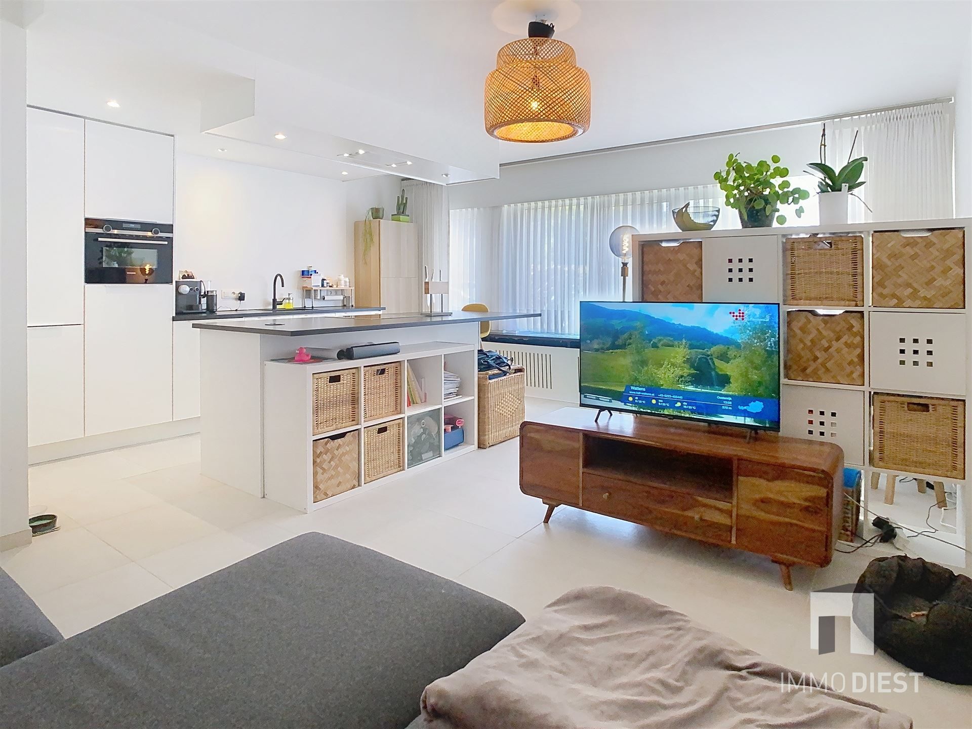 Hoofdfoto van de publicatie: Gelijkvloers appartement met 2 slaapk en garagebox