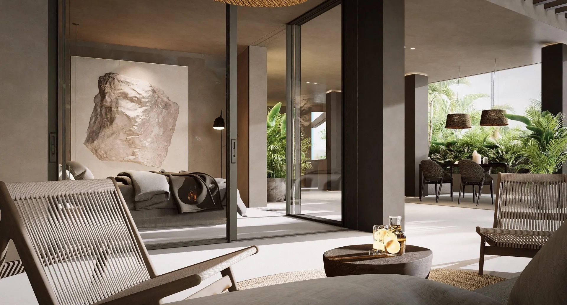 Architectonisch meesterwerk in Nueva Andalucía – luxe designvilla met infinity pool en tropische rust foto 32