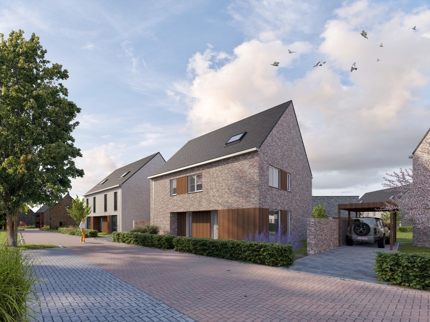 Ruime open bebouwing met 3 slpk's & zon gerichte tuin				 foto 4
