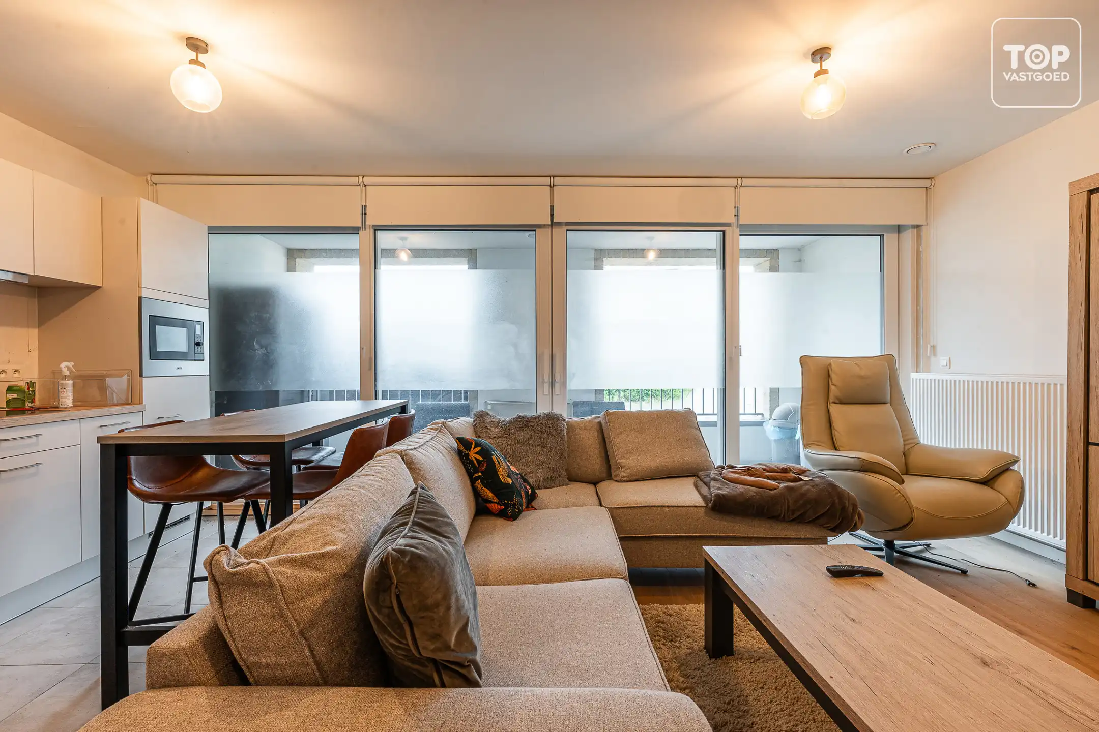 Instapklaar gelijkvloers appartement met EPC A en gezellig terras foto 5