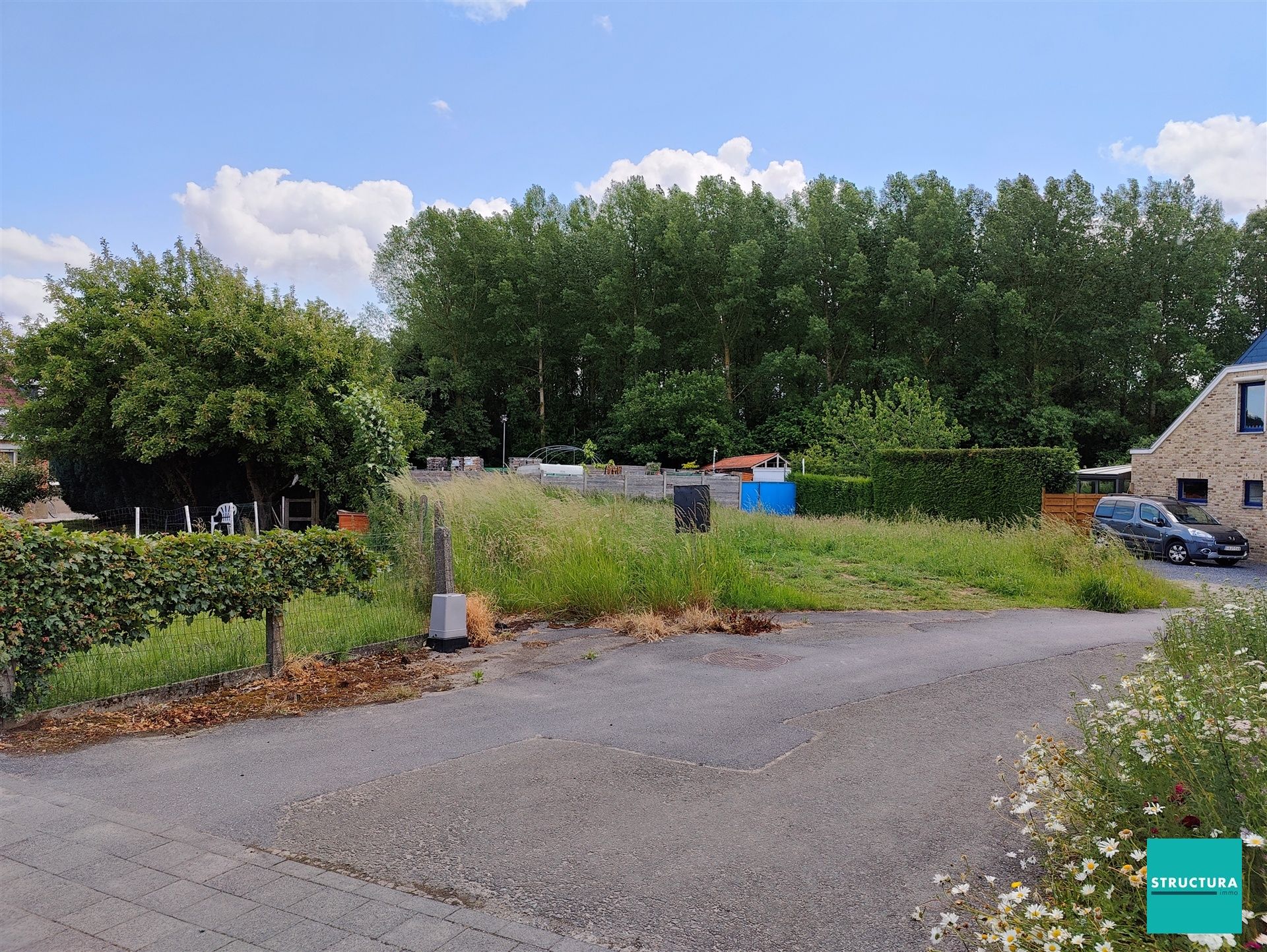 Bouwgrond voor halfopen bebouwing op absolute voorkeursligging te Mollem! foto 2
