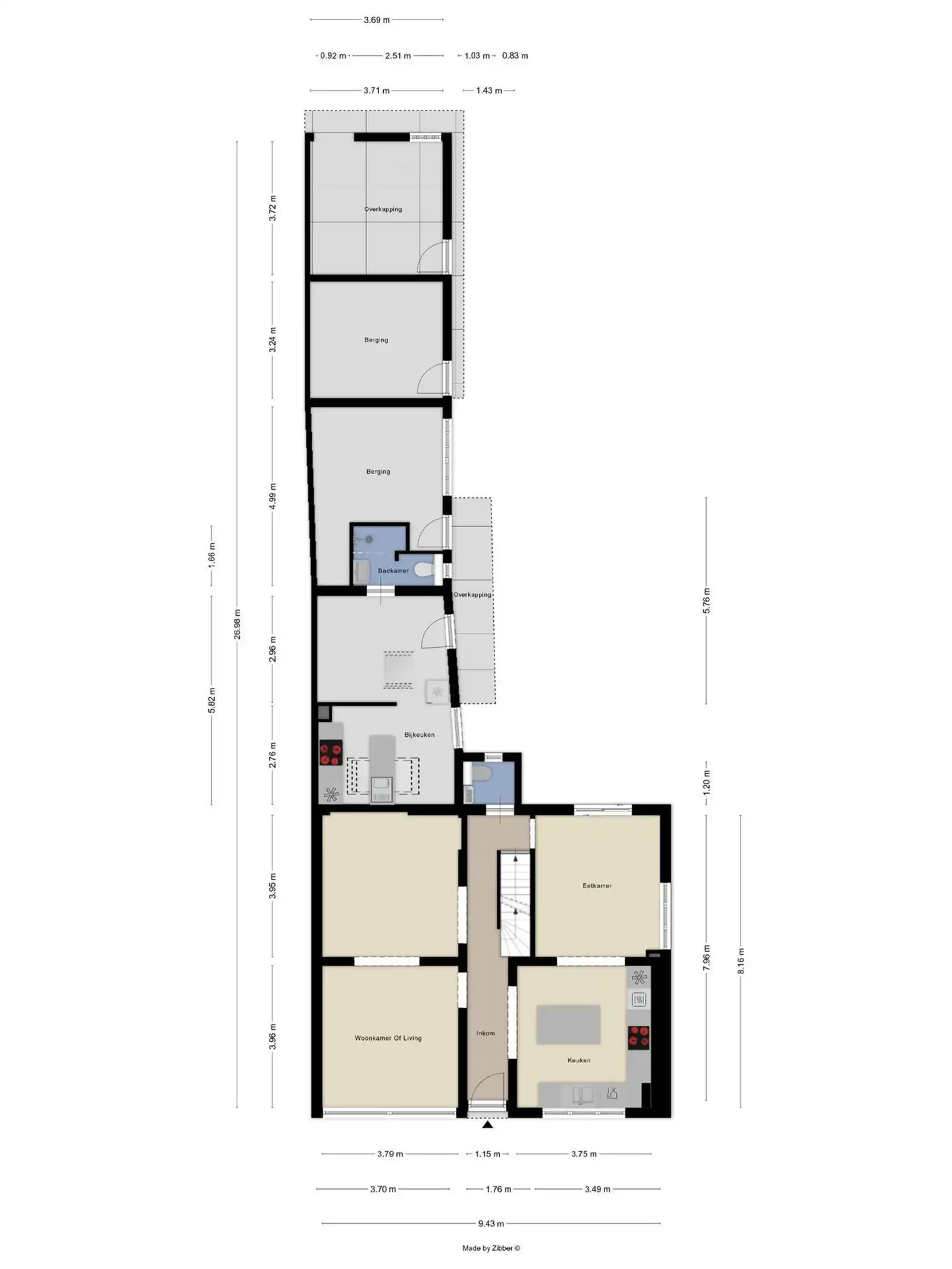 Ruime 3-gevelwoning (EPC B) met garage op 23a 59ca foto 8