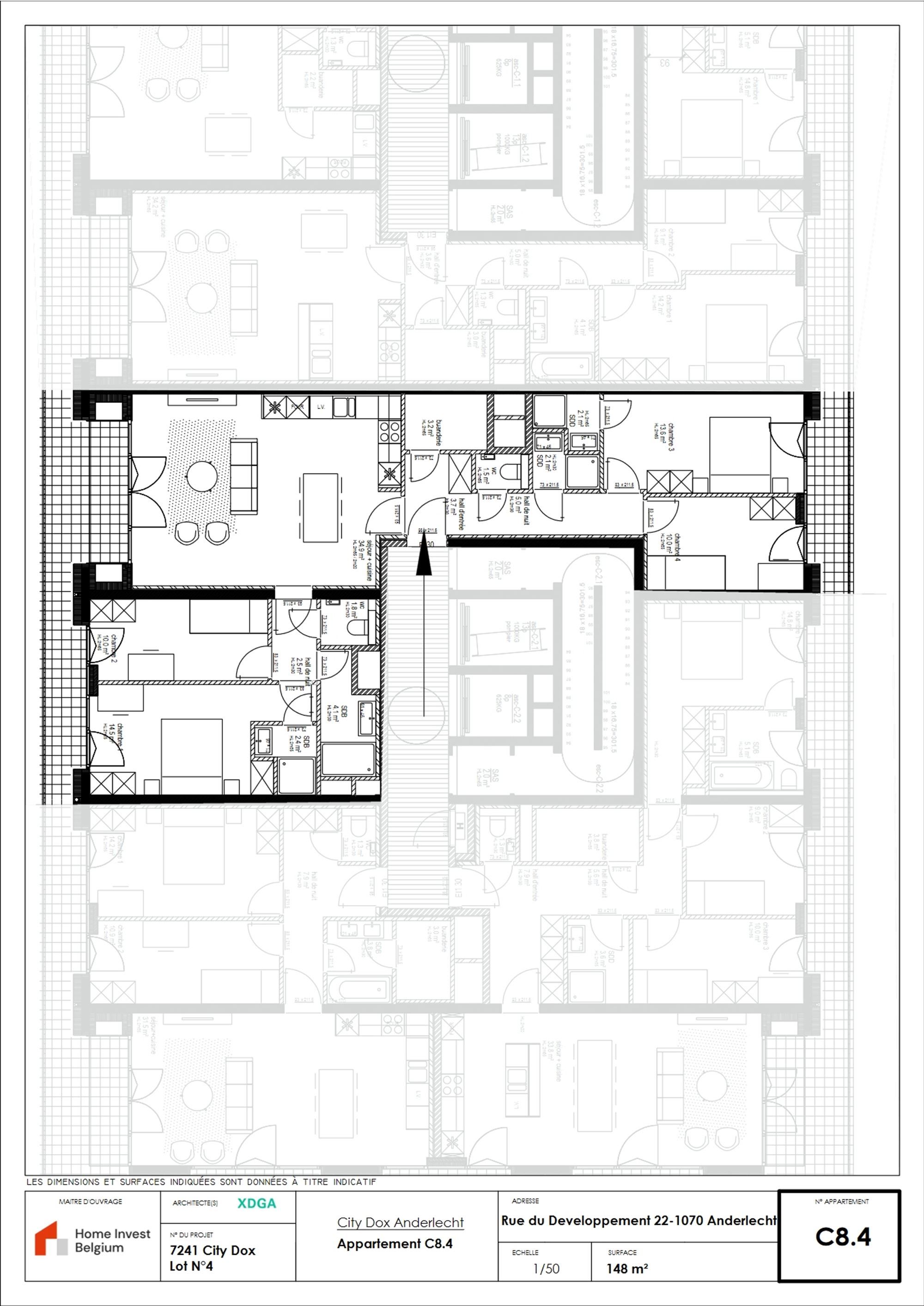 Nieuwbouw 4 slaapkamerappartement foto 20
