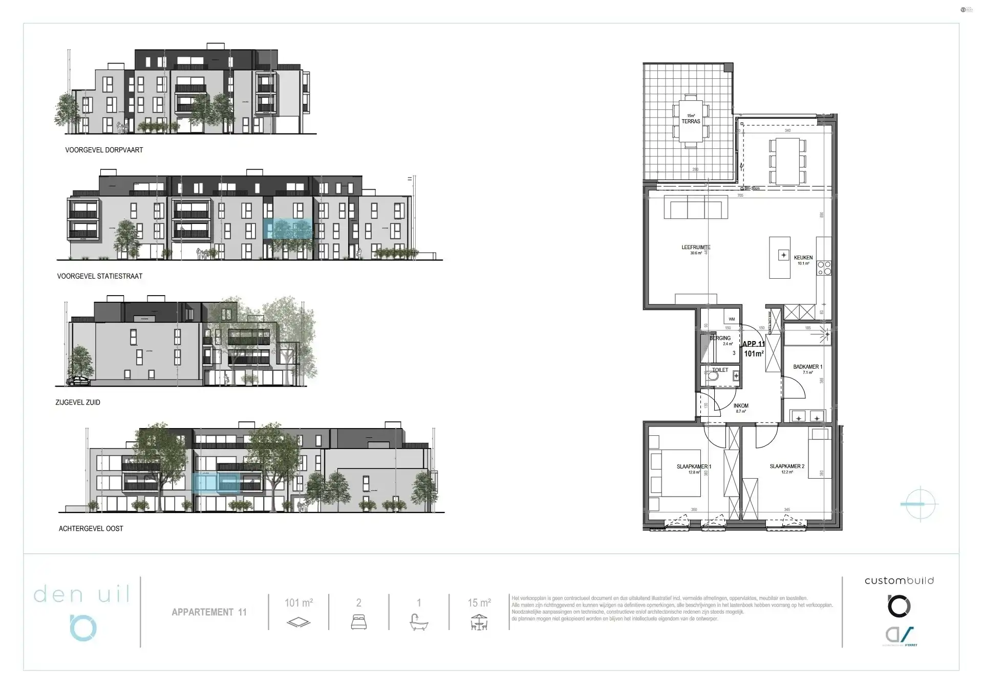 Top gelegen 2 slaapkamer appartement met mooi zicht foto 7