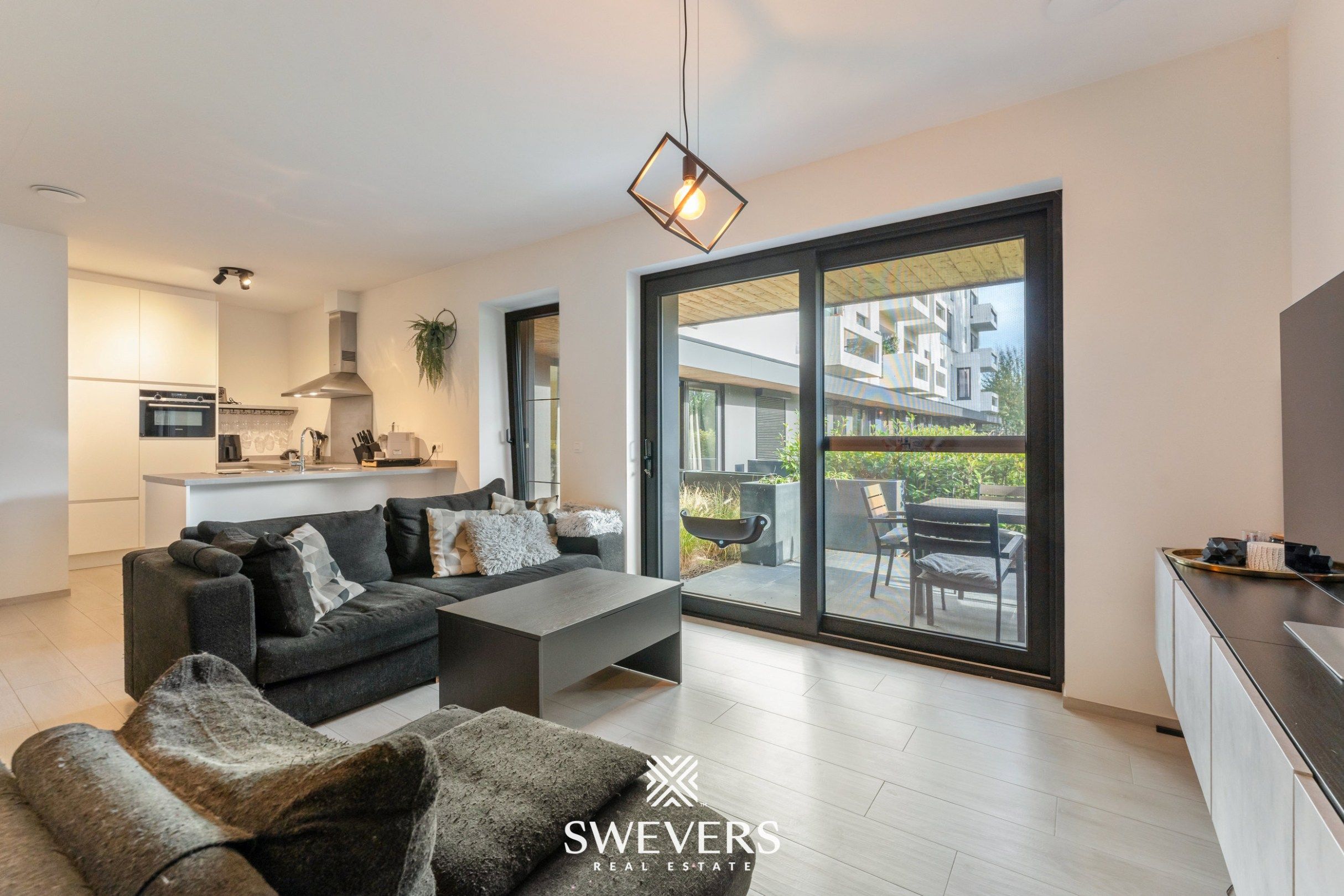 Instapklaar, energiezuinig gelijkvloers appartement (99 m²) met garage en kelders in het pittoreske Bolderberg foto 7