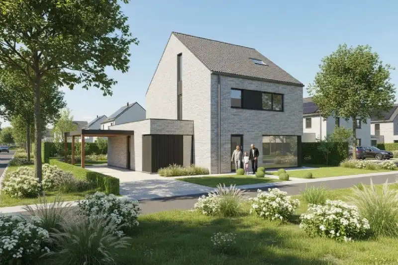 Nieuw te bouwen alleenstaaande woning met vrije keuze van architectuur te Koolskamp. foto 2