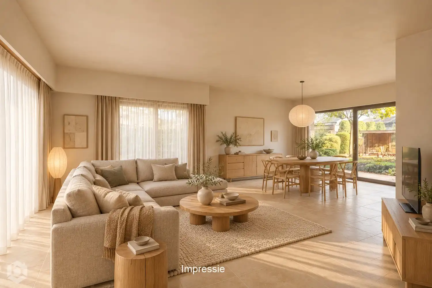 Woning met 3 à 4 slpkrs en grote garage (mogelijk tot handel) foto 2