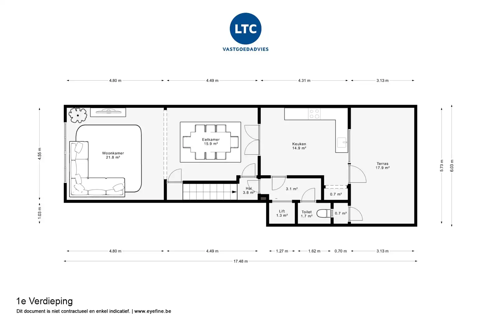 Te renoveren bel-étagewoning op topligging in het centrum van Tienen foto 23