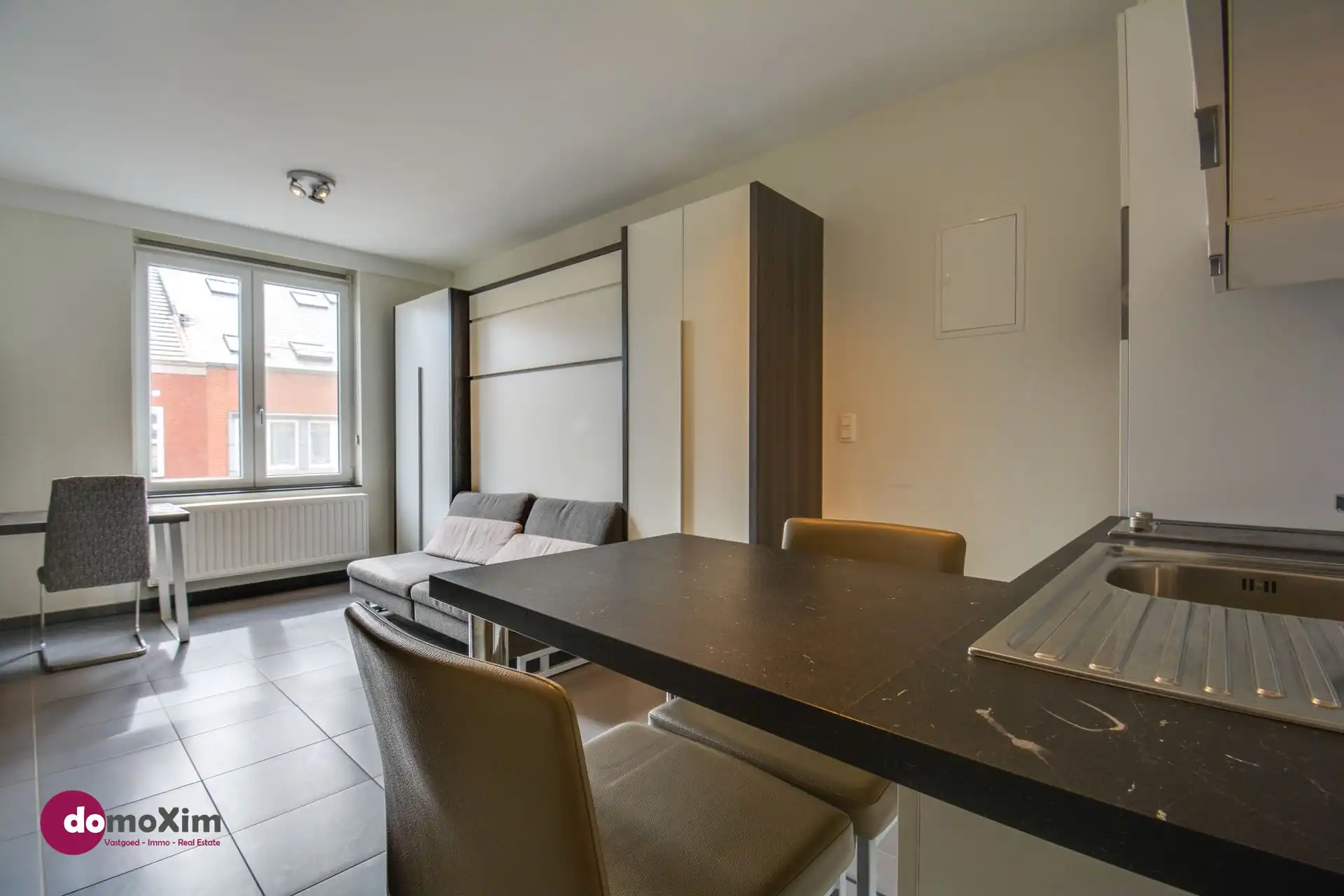 Moderne gemeubelde studio, geschikt voor één persoon, in het centrum van Leuven foto 2