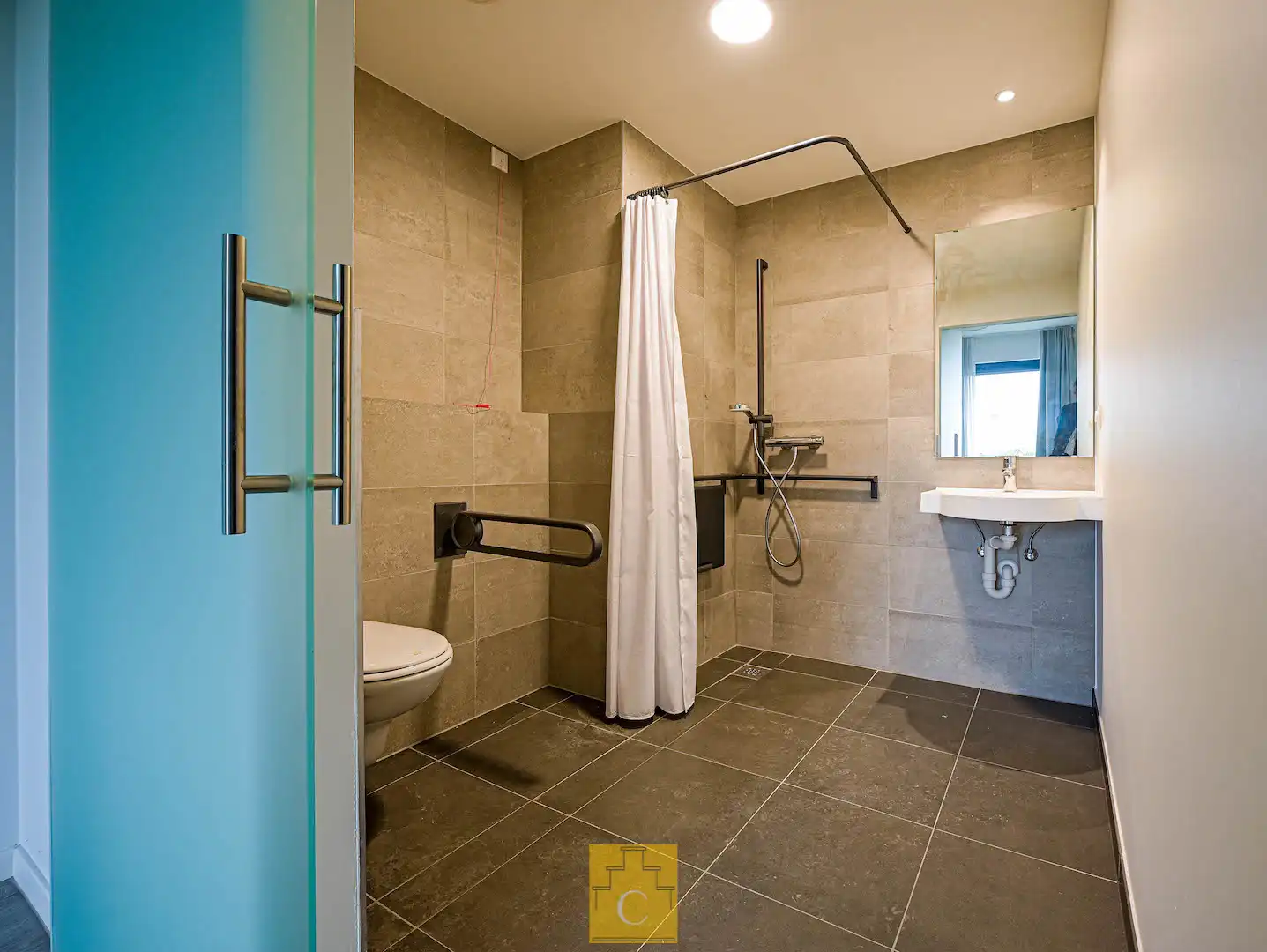 assistentieflat in luxe Residentie in groen kader te Brugge, omgeving AZ Sint Jan foto 9