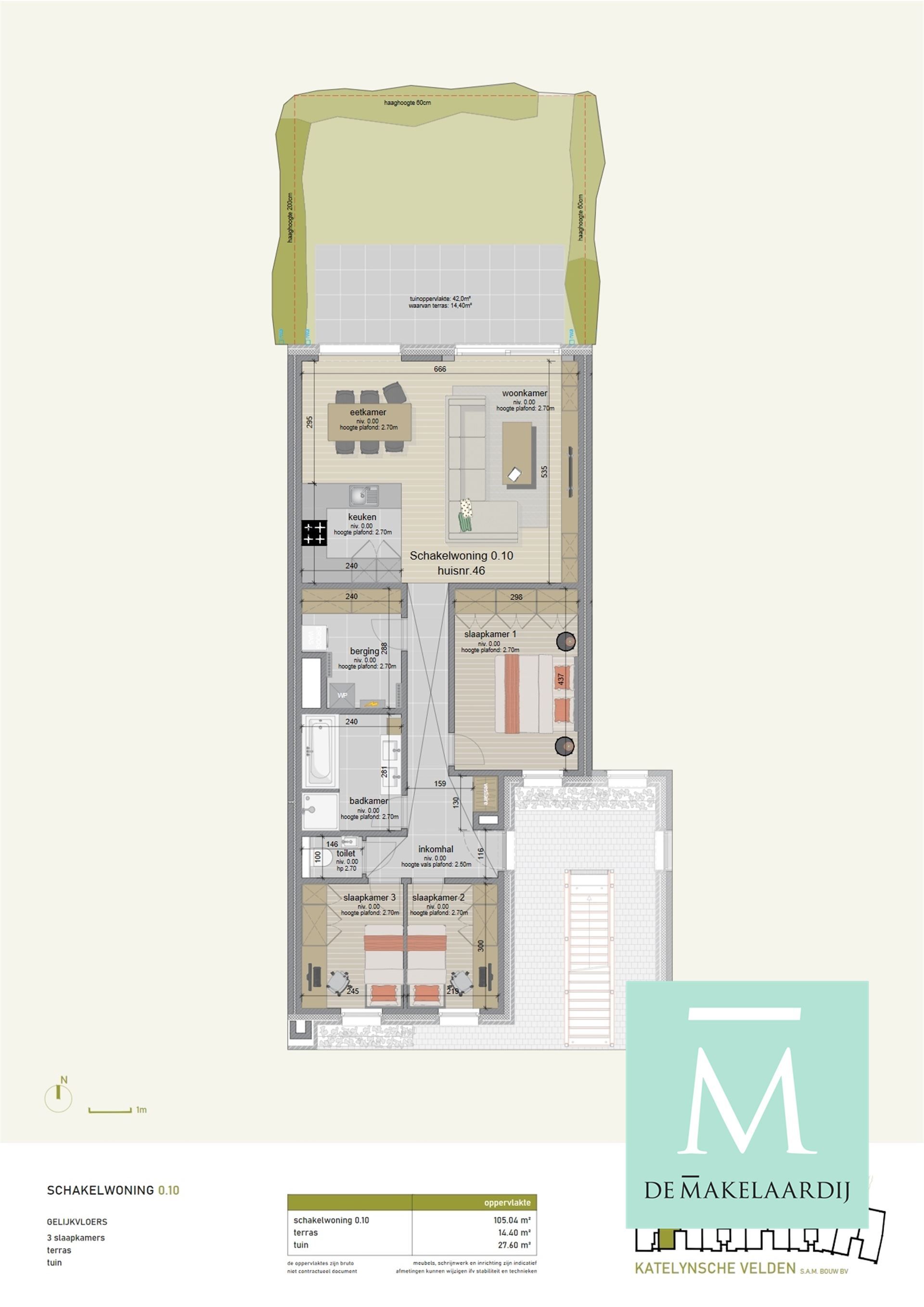 Prachtig nieuwbouwappartement met 3 slaapkamers en tuin foto {{pictureIndex}}