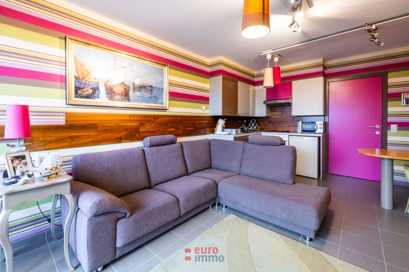 Nabij de Havengeul gelegen, bijzonder charmante studio met slaaphoek. foto 2