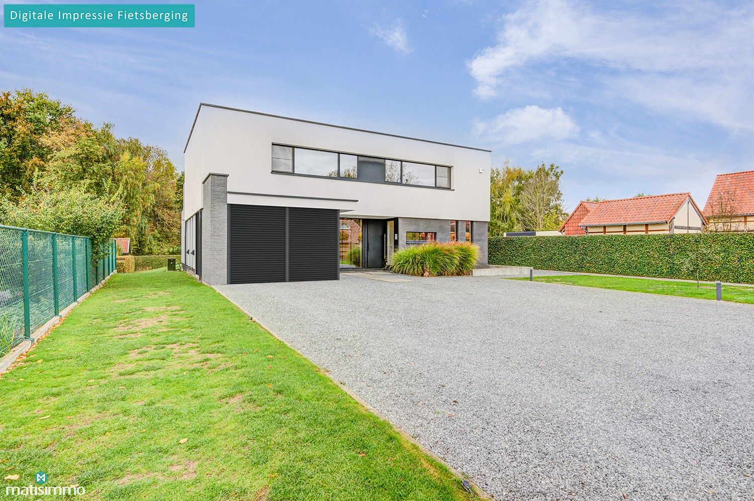 MODERNE VILLA MET INGEBOUWD ZWEMBAD, 3 SLAAPKAMERS EN PRAKTIJKGEDEELTE IN RUSTIGE OMGEVING TE WELLEN foto 2