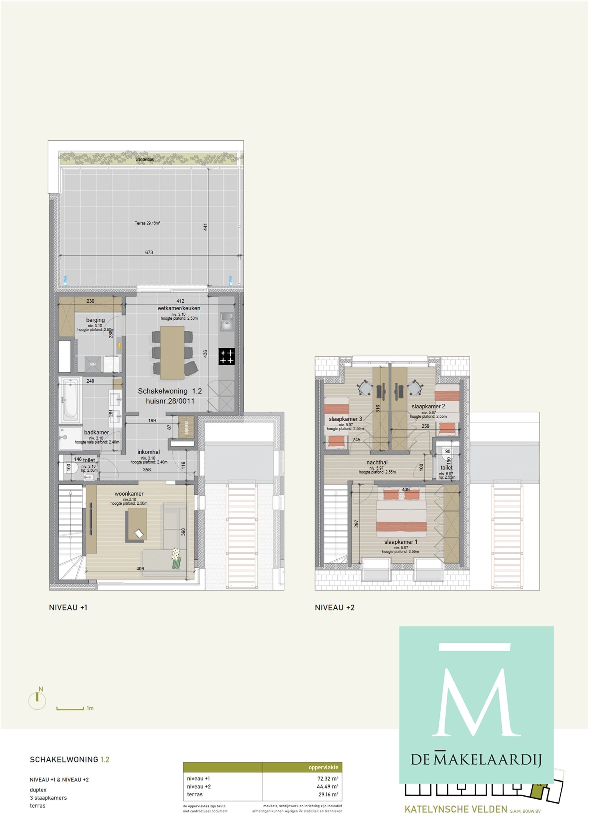 Appartement te huur Stationsstraat 28/0011 - 2860 SINT-KATELIJNE-WAVER