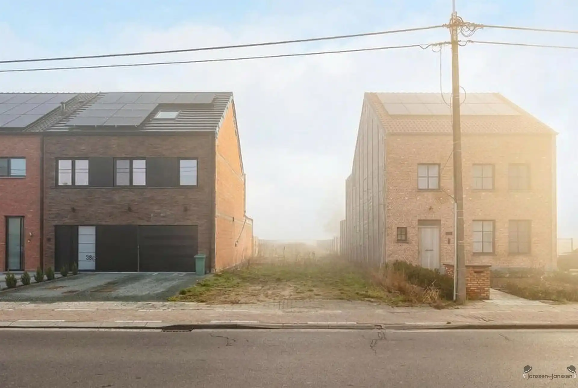Bouwgrond gesloten bebouwing rustige ligging met prachtig groen uitzicht foto {{pictureIndex}}