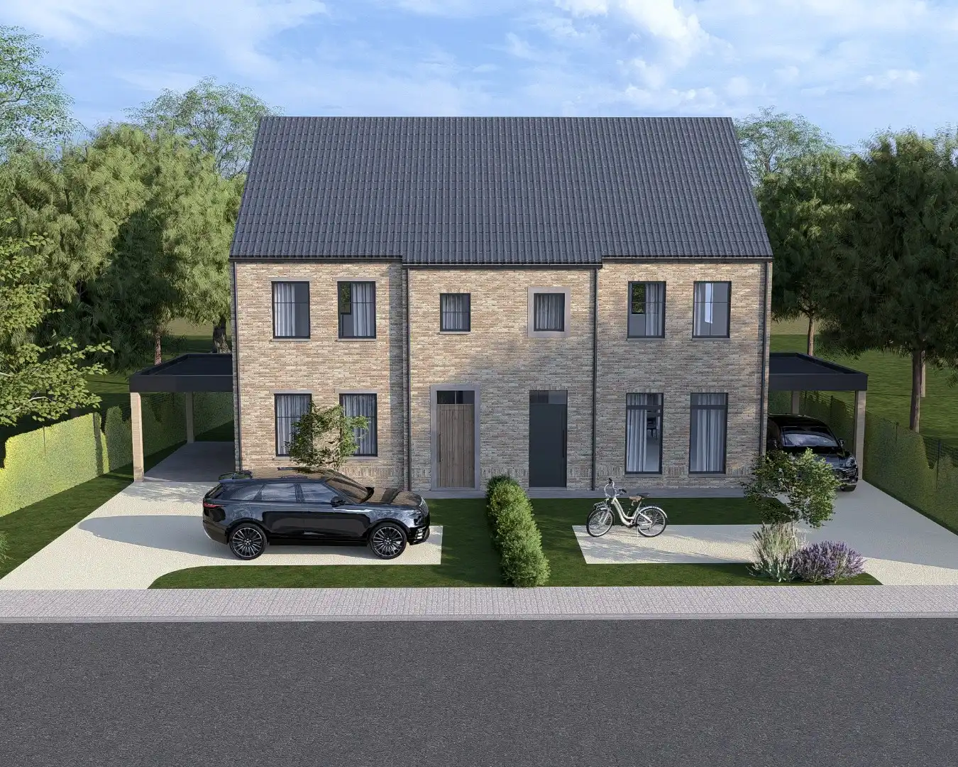 Halfvrijstaande nieuwbouwwoning gelegen op een perceel van 3a23ca op een gunstige locatie nabij het centrum van Bree!  foto 6