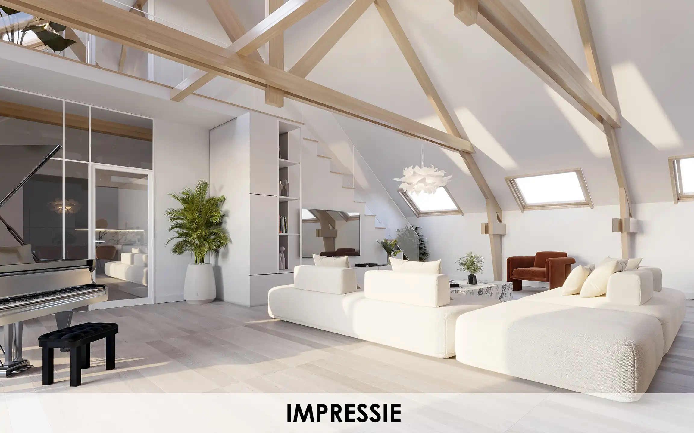 Penthouse van 264m² + terras in een uniek historisch kader foto 6