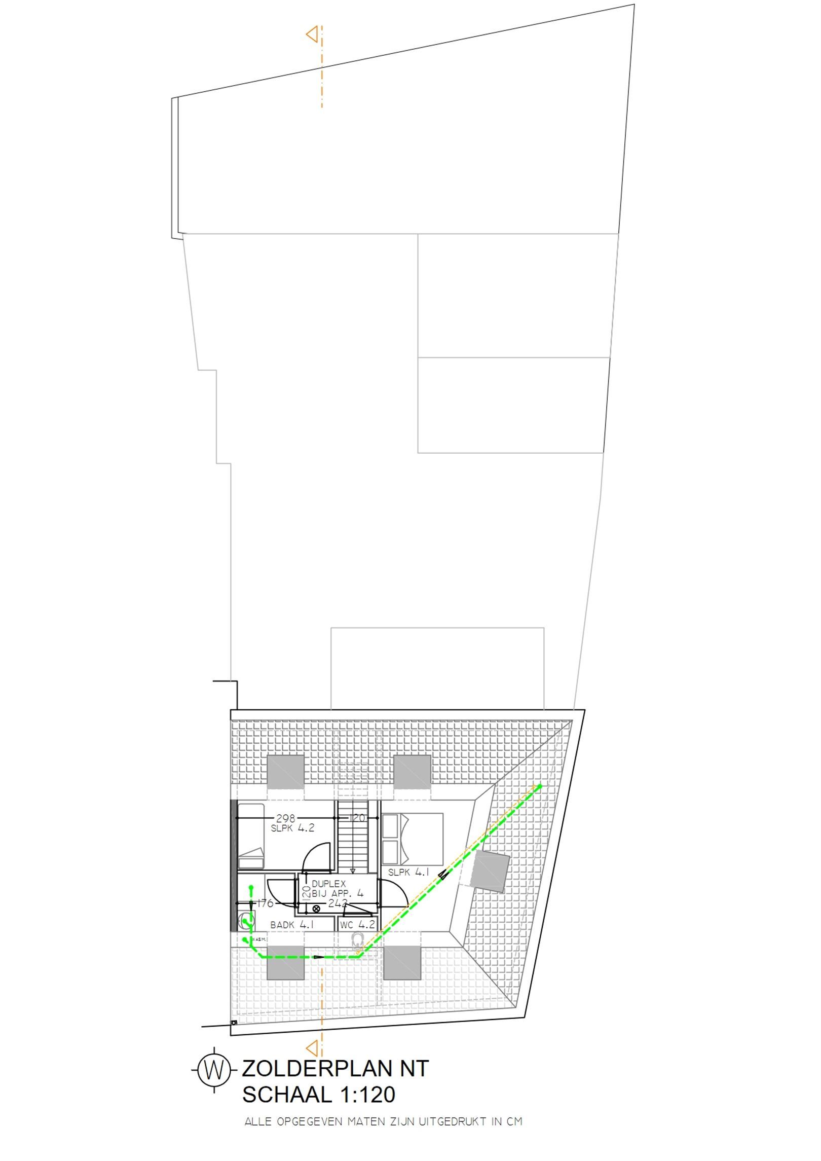 Te koop: Casco winddicht renovatieproject 4 ruime appartementen grote terrassen en tuinen in een voormalige bank te Baasrode foto 8