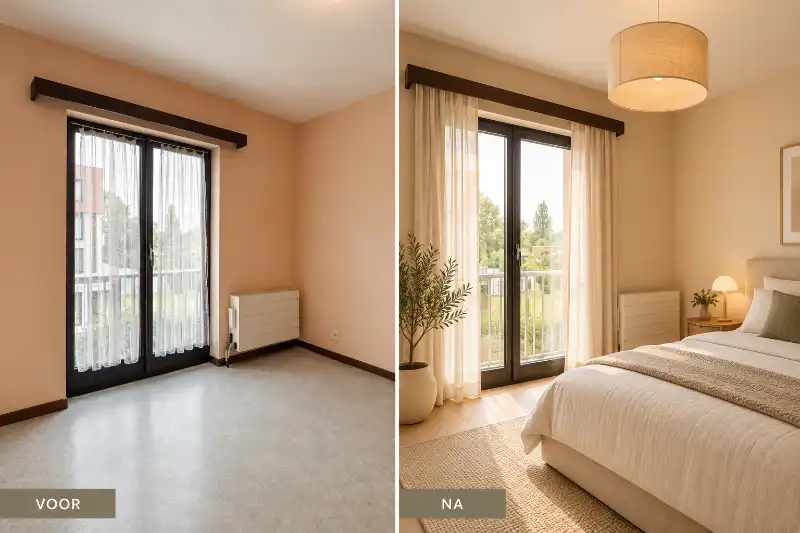 --- NIEUW --- Gunstig gelegen lichtrijk appartement met 3 slaapkamers + garagebox. foto 5