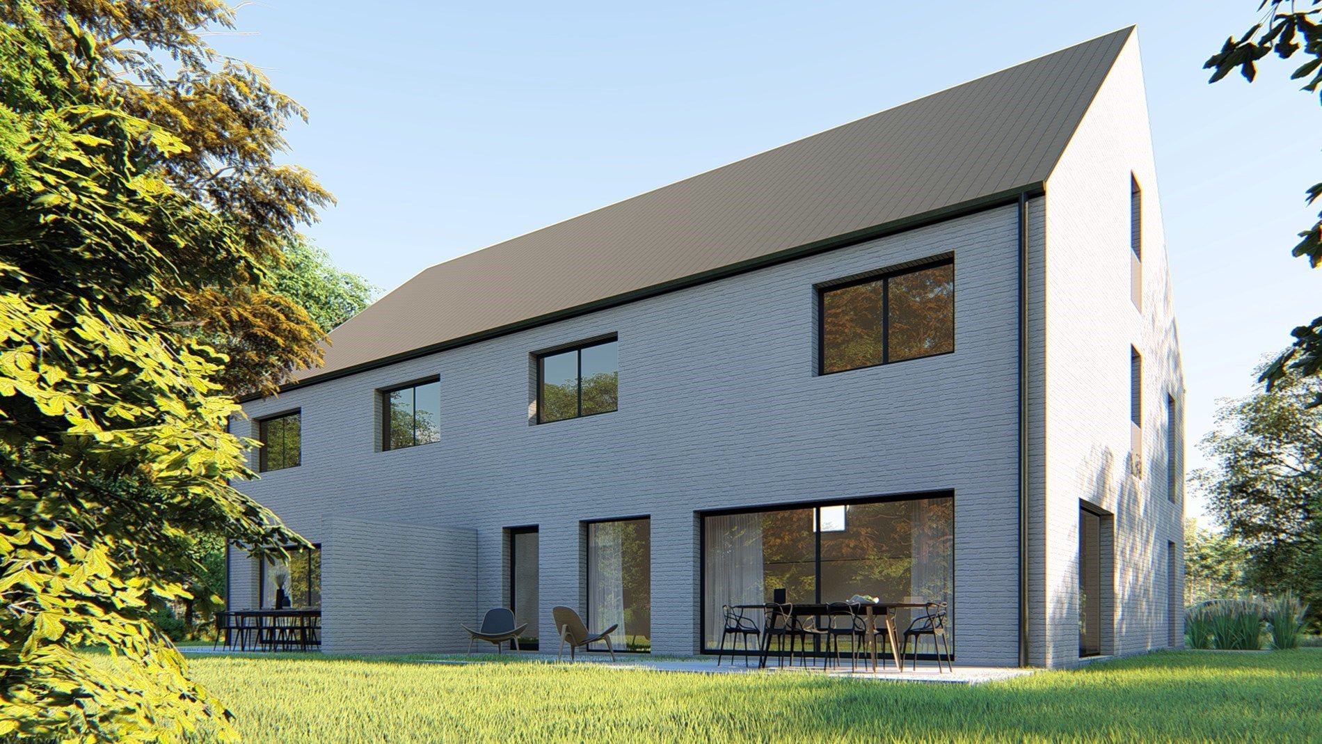  2 casco villawoningen met prachtig uitzicht en veel potentieel in Beervelde foto 13