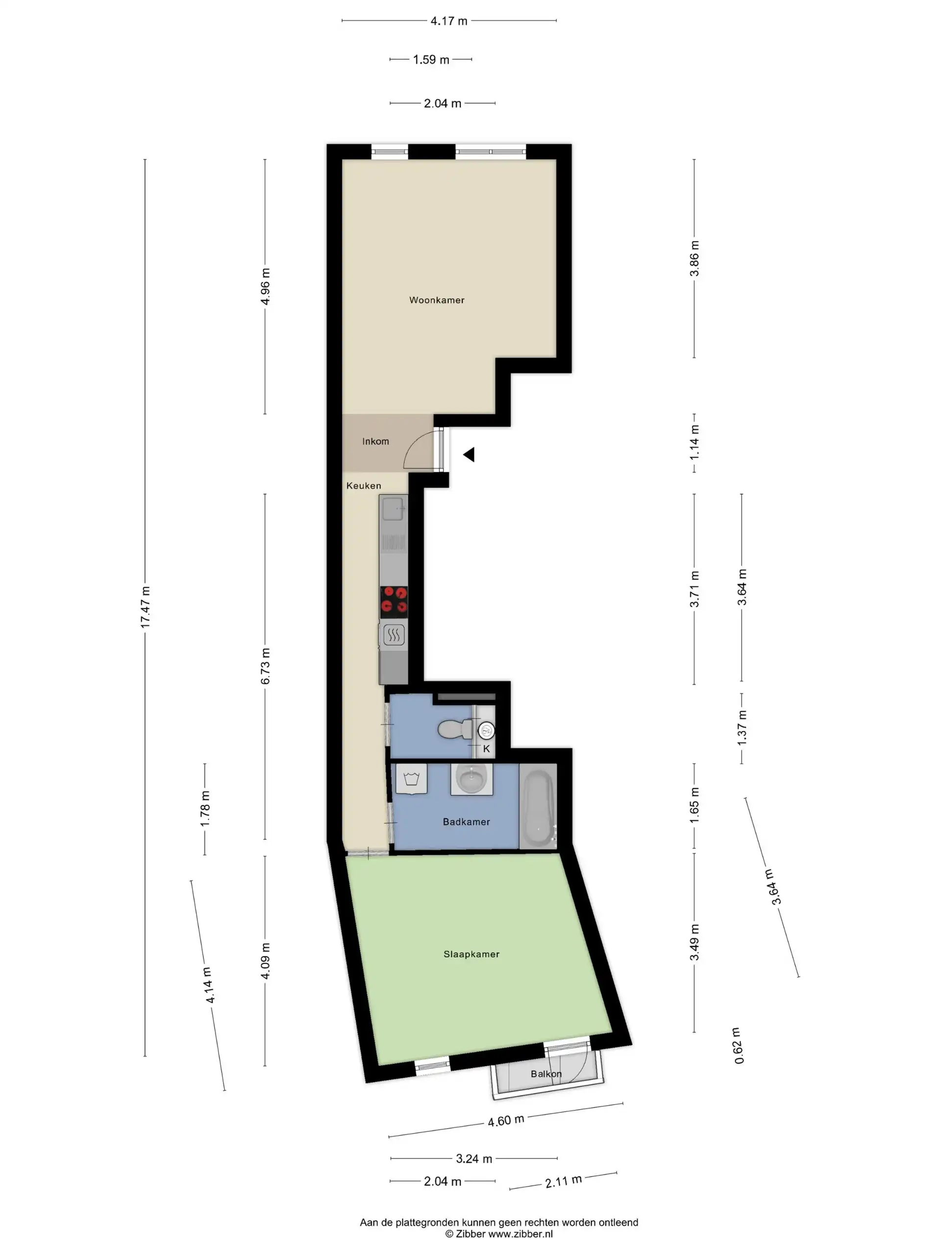 Instapklaar 1-slaapkamerappartement nabij centrum. foto 13