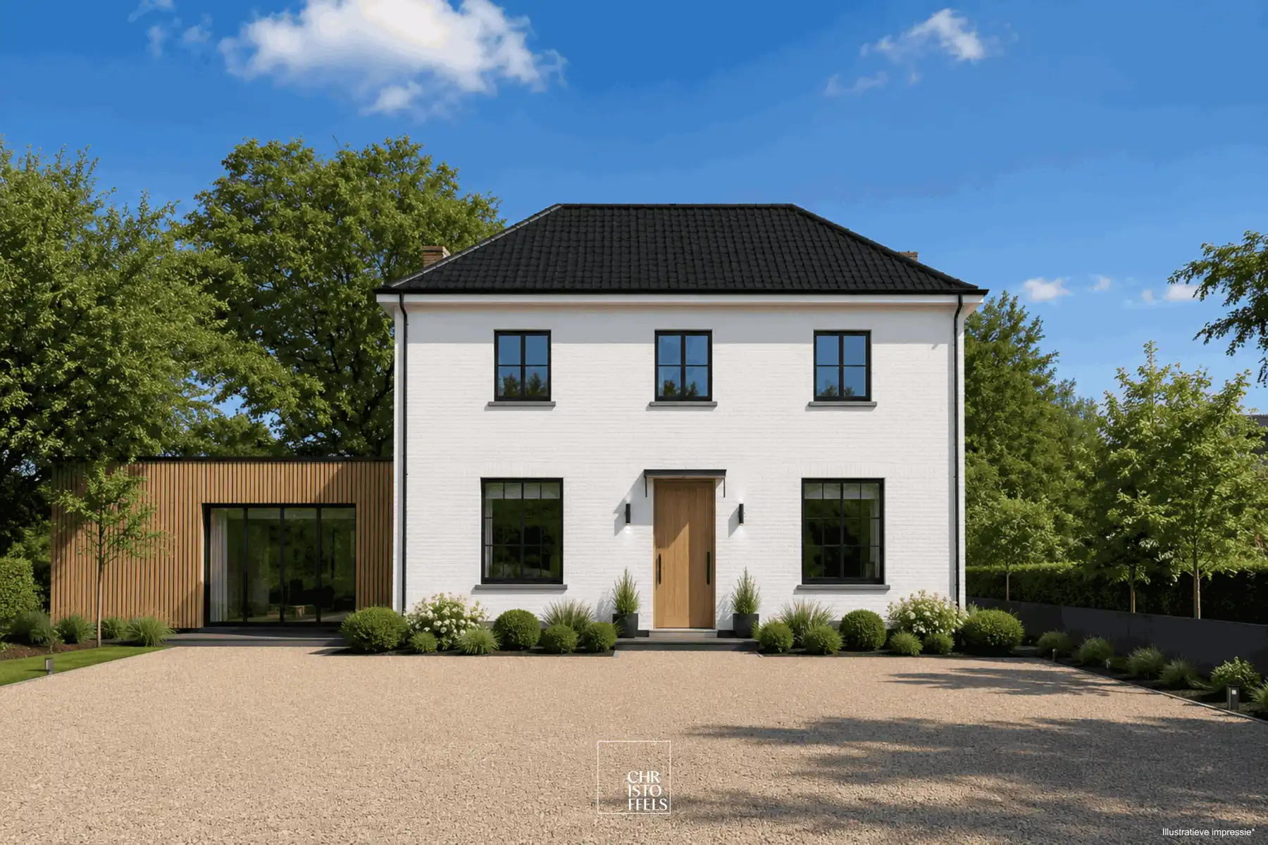 Uitzonderlijk bouwperceel van 1.452 m² met teruggelegen renovatiewoning foto 2