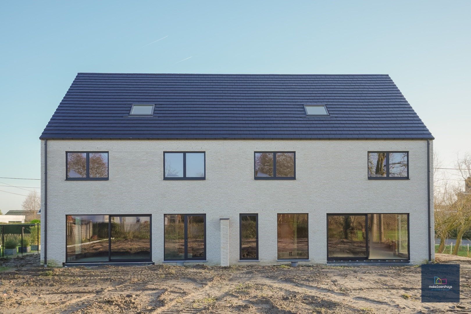  2 casco villawoningen met prachtig uitzicht en veel potentieel in Beervelde foto 2
