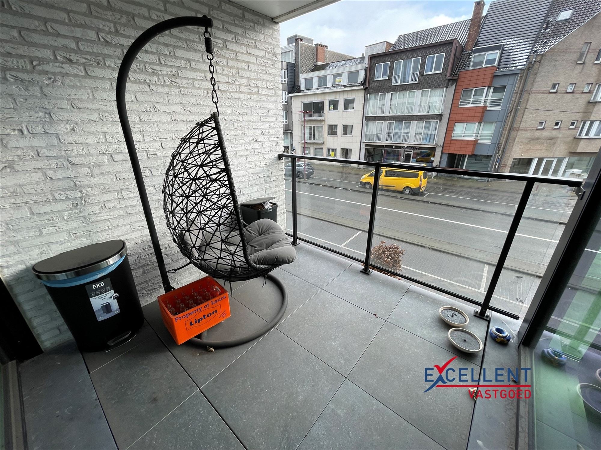 Nieuwbouwappartement met 1 slaapkamer en terras te huur Deinze  foto 6