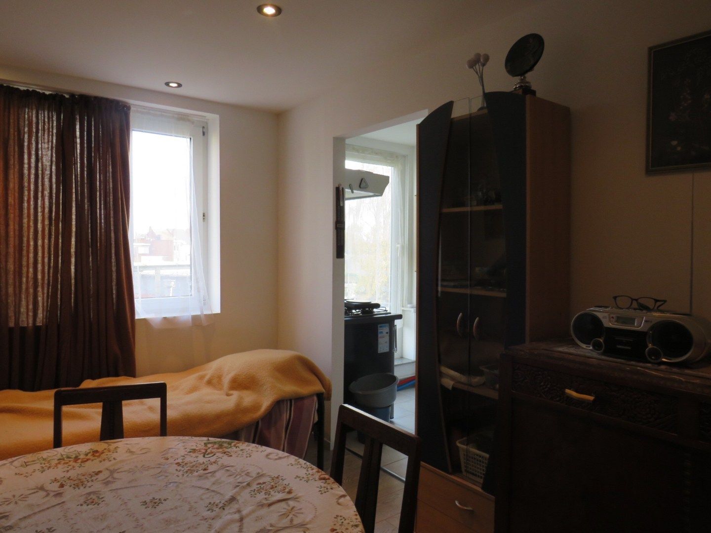 Charmant één (mogelijkheid tot 2) slaapkamer appartement te Merksem! foto 9