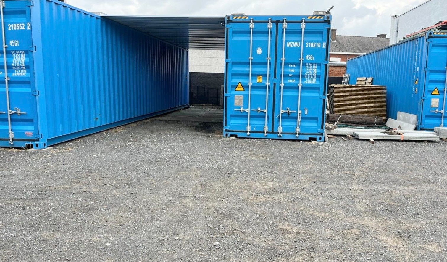 OPSLAGPLAATS - LOODSKE - OPSLAGCONTAINER TE HUUR REGIO GITS foto 2
