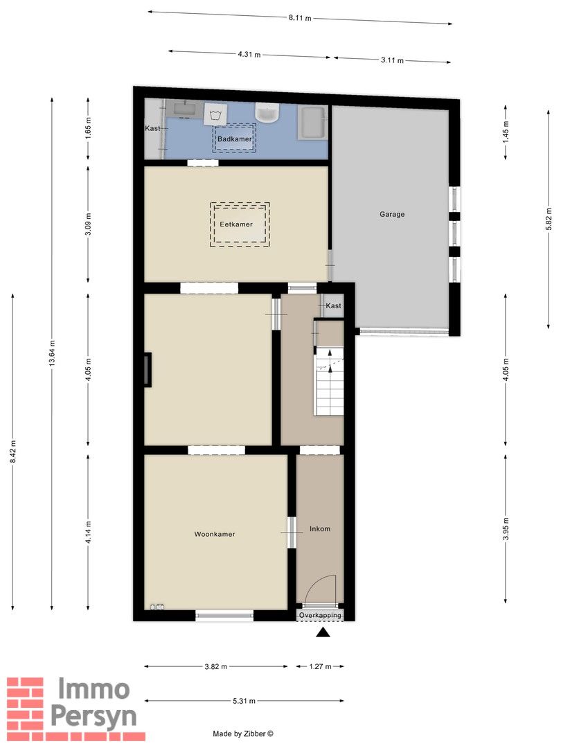 Charmante te renoveren halfopen woning met erker en garage in Scherpenheuvel-Zichem foto 27