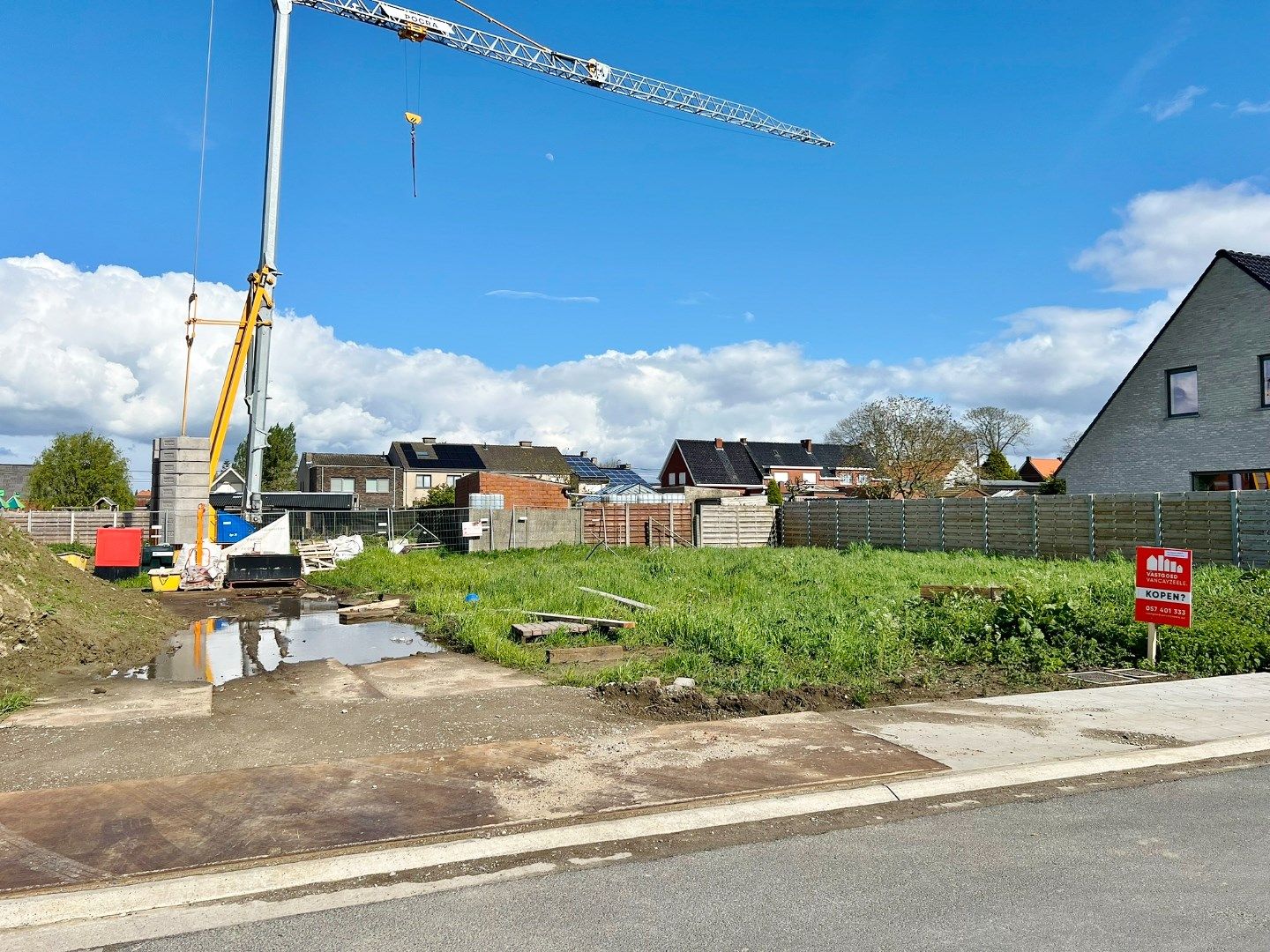 2 loten bouwgrond met goedgekeurde bouwvergunning 297m² + 289m² foto 7