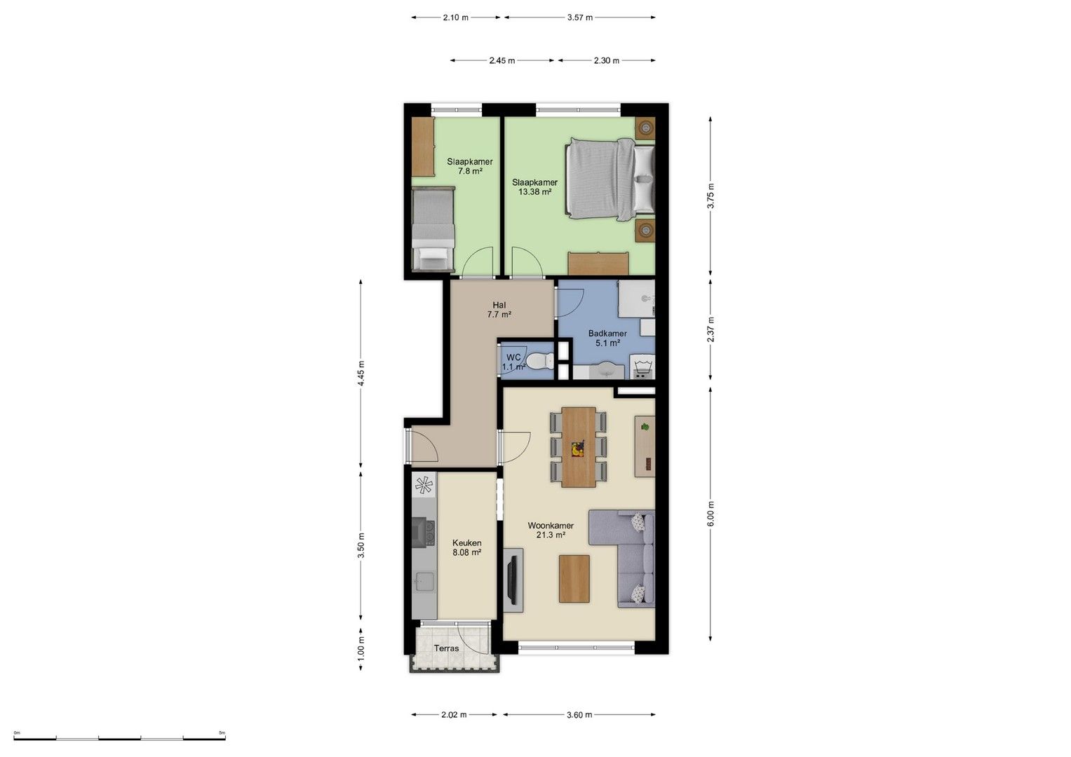 Appartement met kelderberging en garage foto 15