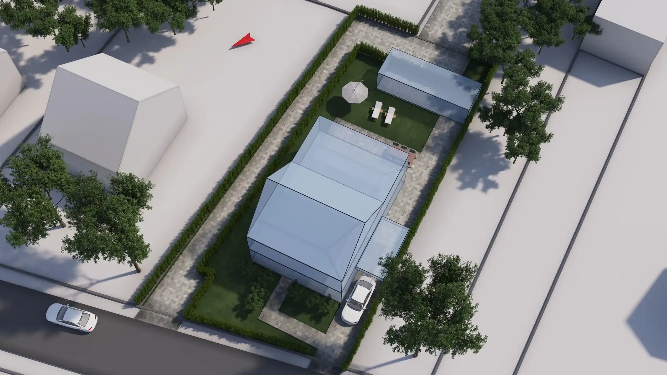 Bouwgrond van ca. 620 m² gelegen in het centrum van Schilde  foto {{pictureIndex}}