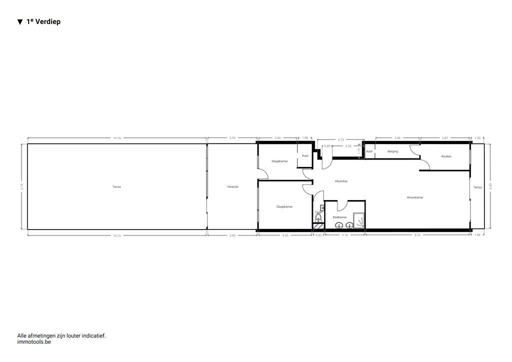 Ruim appartement met uniek dakterras én 2 garageboxen foto 16