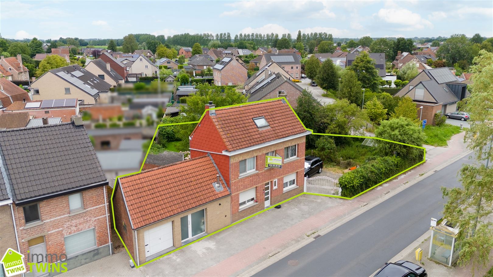 Instapklare HOB met 3 slpks, garage op 467 m² perceel op interessante ligging in Hamme foto 1