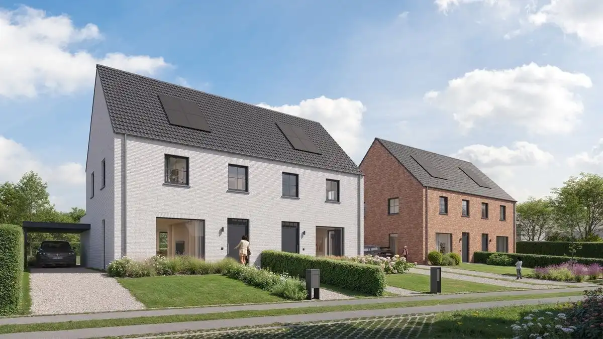 OOSTERZELE - Landelijke energiezuinige nieuwbouwwoning! foto {{pictureIndex}}