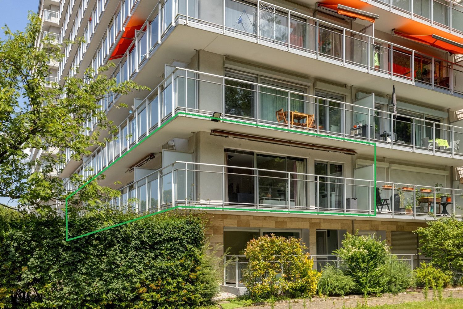 Energiezuinig (EPC B) hoekappartement met uitzonderlijke lichtinval en riant terras te Berchem foto 22