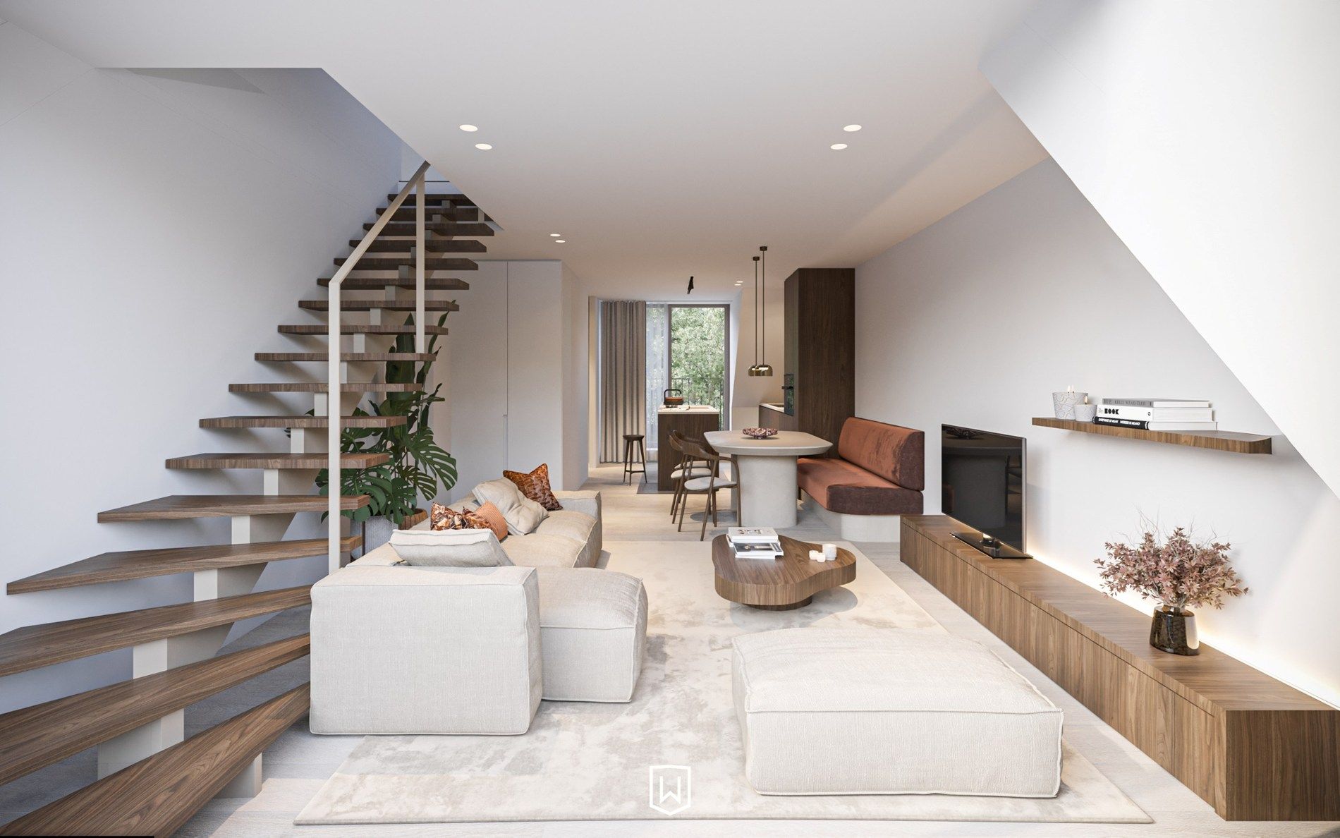 Dakappartement met 2 slaapkamers in de residentie Stan te Heist-aan-Zee foto {{pictureIndex}}