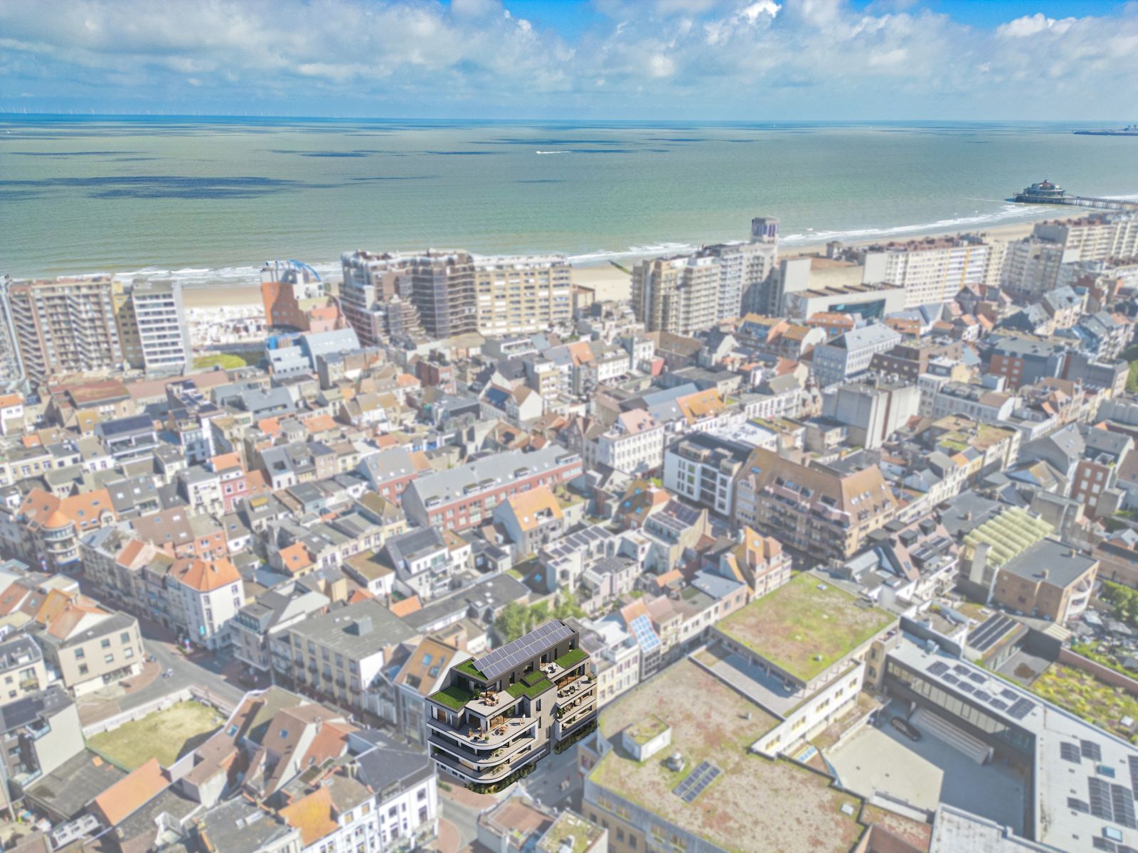 Topappartement met 3 slaapkamers en terras op 300m vd zee foto 4