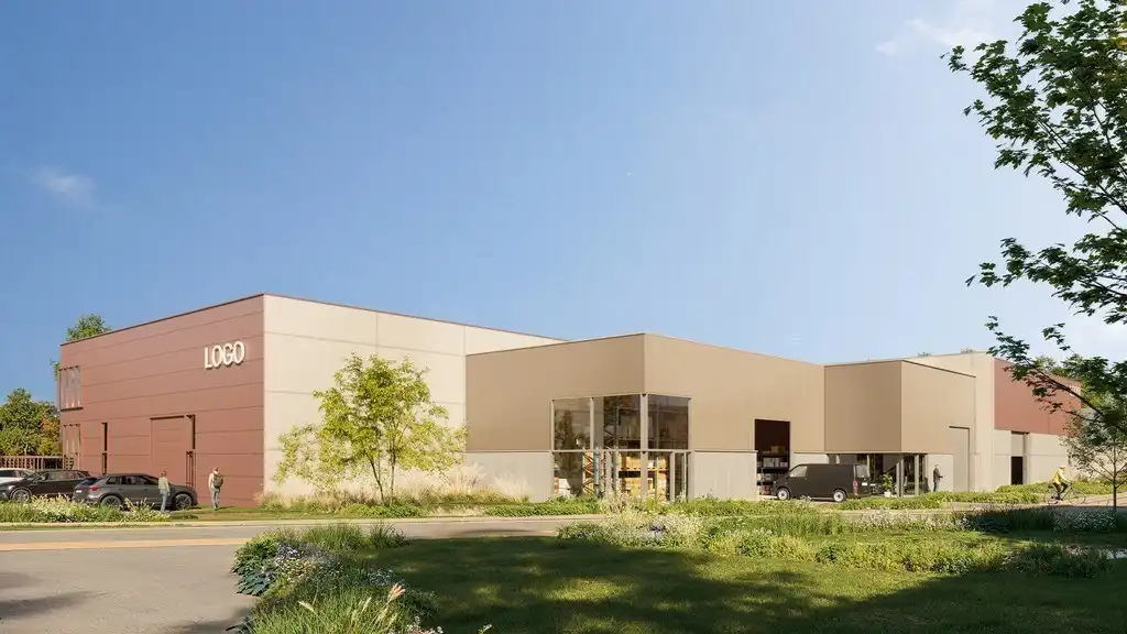 Nieuwbouw loods met laadkade te koop in Cesar Business Park Bornem foto 3