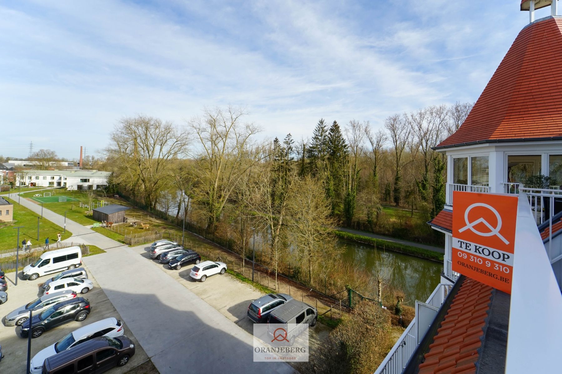 Duplex-appartement Te Koop op idyllische locatie met zicht op Dender foto 2