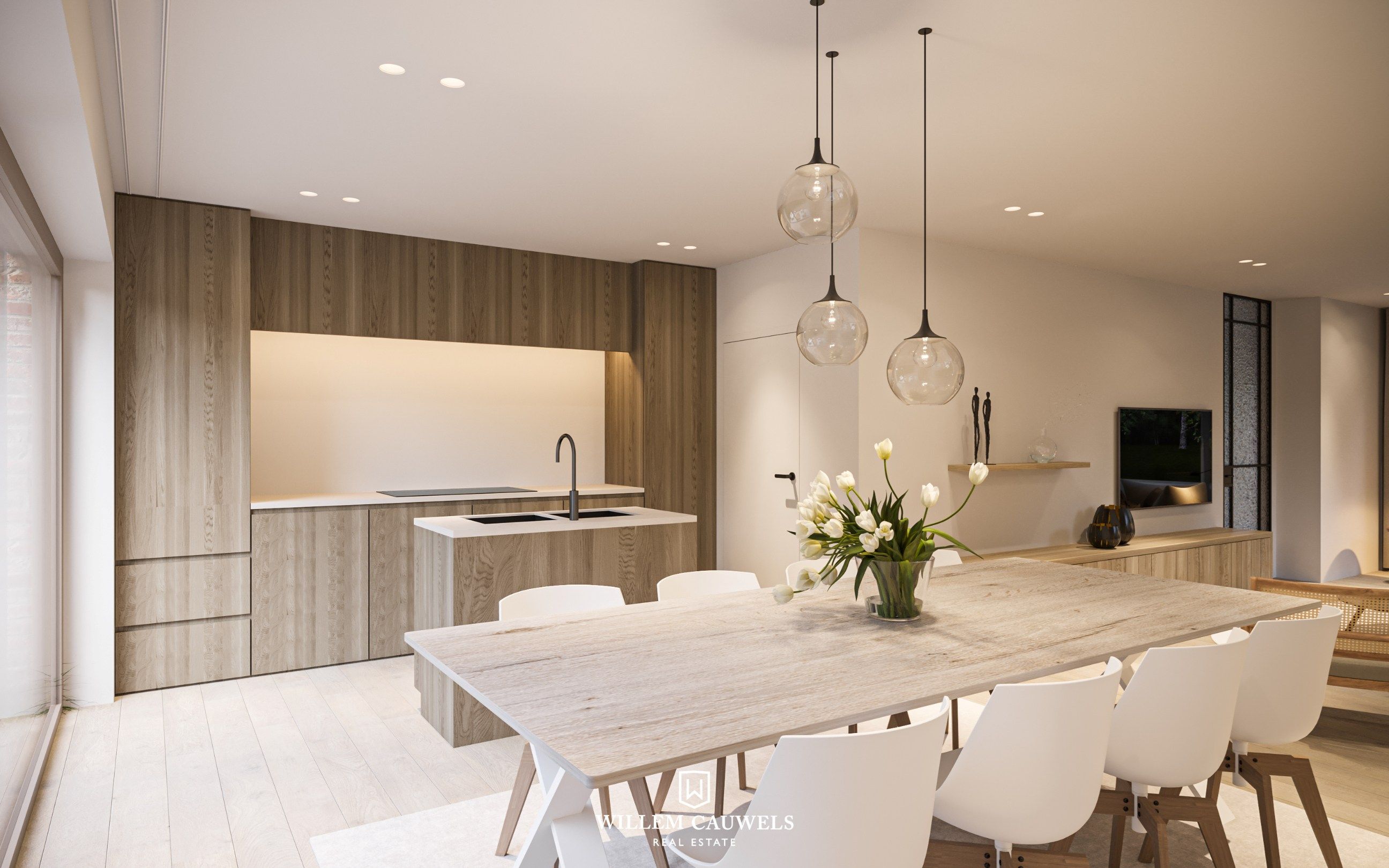 Ruime nieuwbouwwoning met 3 slaapkamers en een garage te Koolkerke foto {{pictureIndex}}